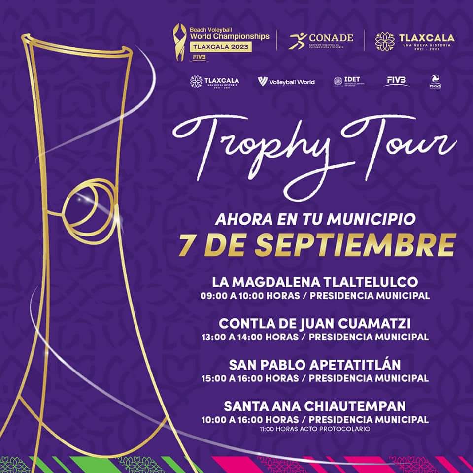 Llegará el Trophy Tour 2023 a&nbsp;Chiautempan