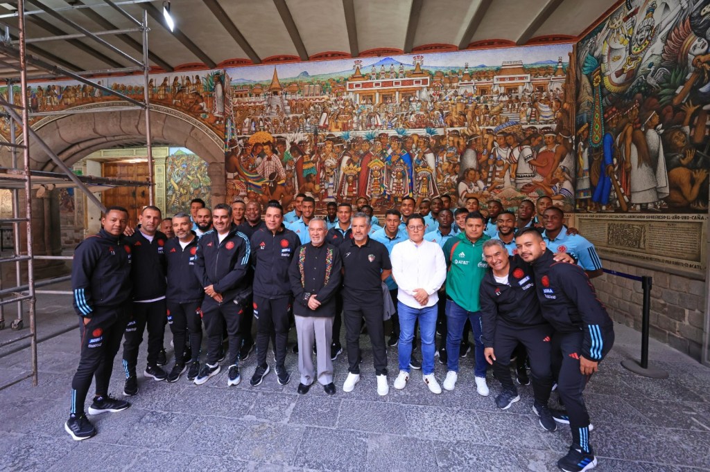 RECIBIÓ GOBIERNO DEL ESTADO A DELEGACIÓN DE LA SELECCIÓN COLOMBIANA DE FÚTBOL&nbsp;SUB–23