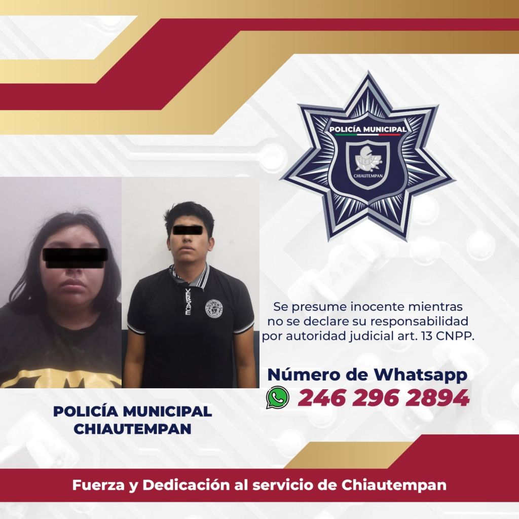 Frustra robo Policía de&nbsp;Chiautempan