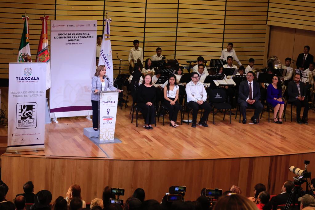 INAUGURA GOBERNADORA PRIMER CICLO ESCOLAR DE LA LICENCIATURA EN EDUCACIÓN&nbsp;MÚSICAL